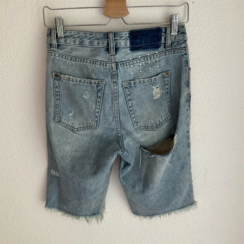 Ksubi Denim Thrashed Shorts
